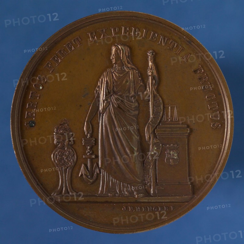 J.P. Menger, Medal at the Centenary of the Bataafsch Society for Experimental Philosophy in Rotterdam, medallion medals bronze