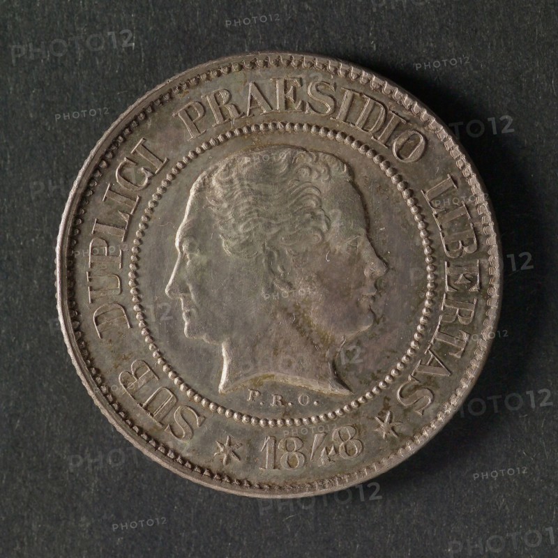 P.R.O., Payment fee from Moresnet, on the double protection of Prussia and Belgium, payment medal penny exchange medium silver