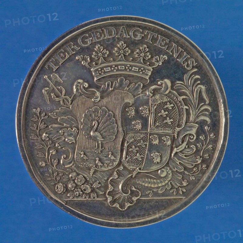 Gijsbert van Moelingen, Medal on the 25th wedding anniversary of Johan Verstolk and Magdalena van Royen on May 28, 1768, wedding