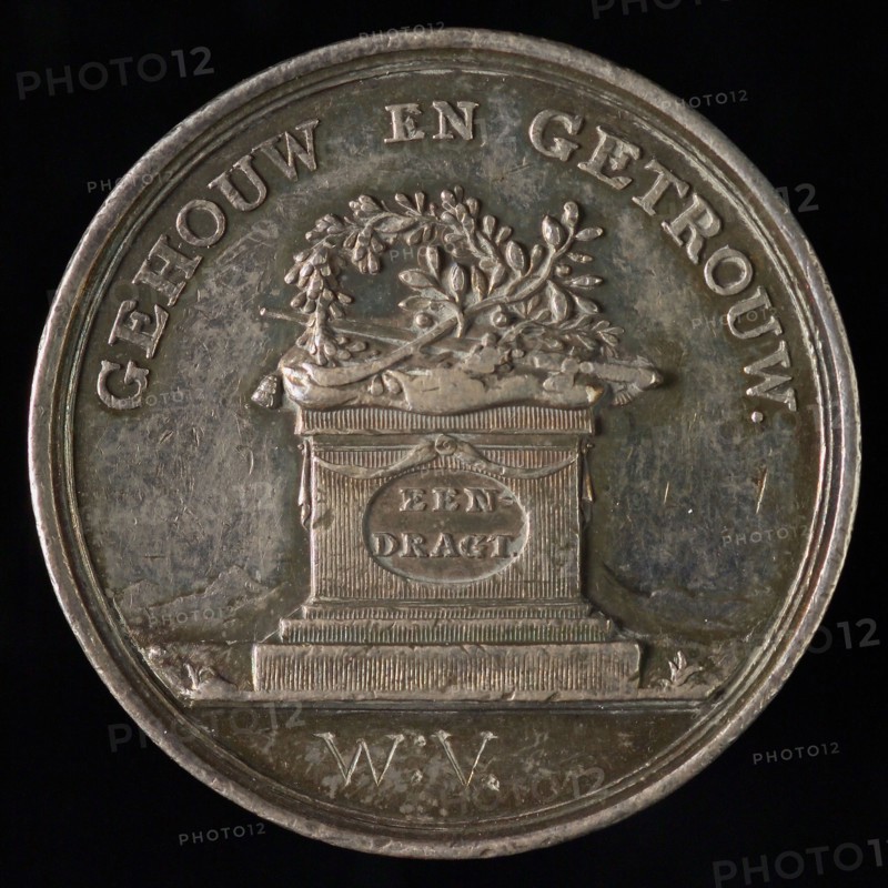 Medal on the preserved peace in the city of Rotterdam, penning footage silver, Weapon of Rotterdam between S and C