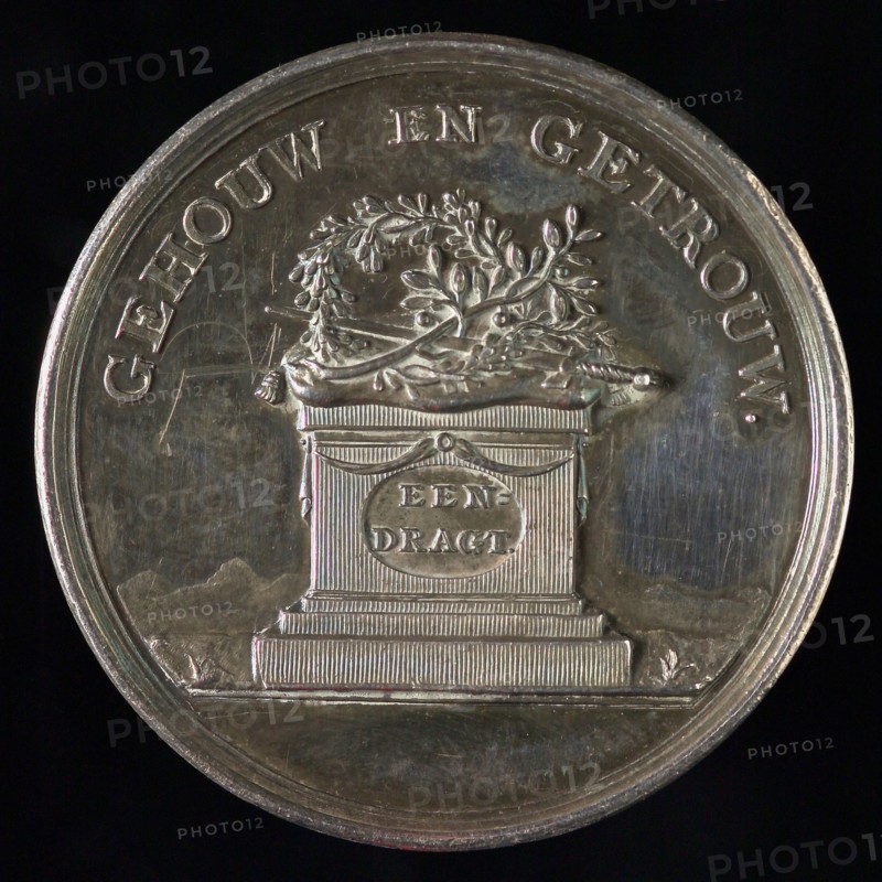 Medal on the preserved peace in the city of Rotterdam, penning footage silver, Weapon of Rotterdam between S and C