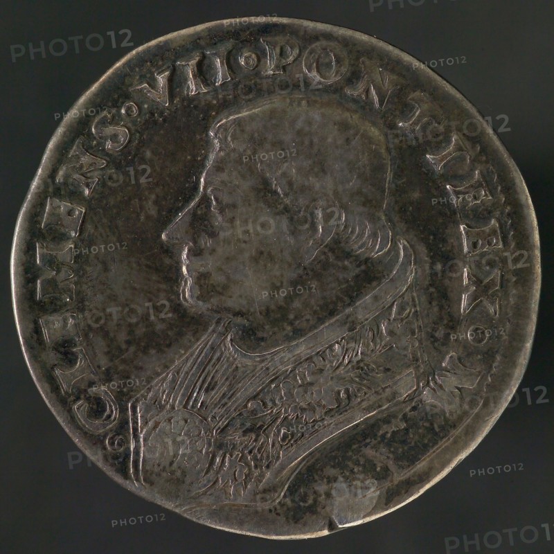 Medal on Pope Clement VII, pauspenning medal silver, bust Clemens VII left, CLEMENS VII. PONTIFEX (legend) Clement VII Pope