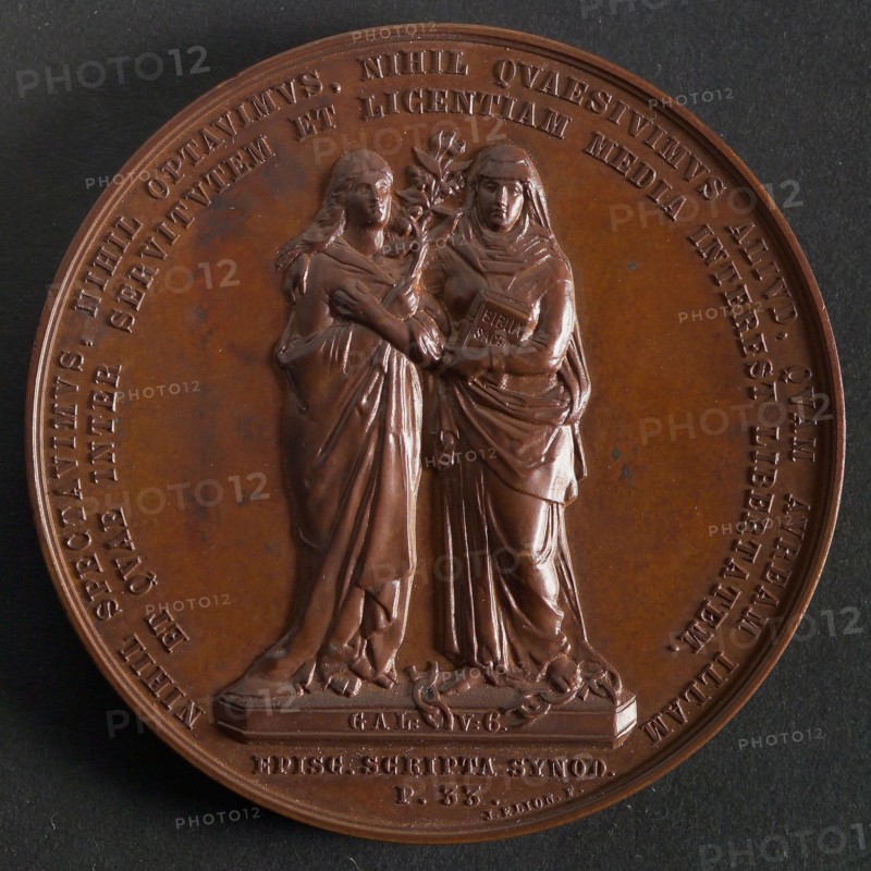 J. Elion, Medal on the 250th anniversary of the Remonstrant Brotherhood in Rotterdam, medallions bronze bronze med 6.0