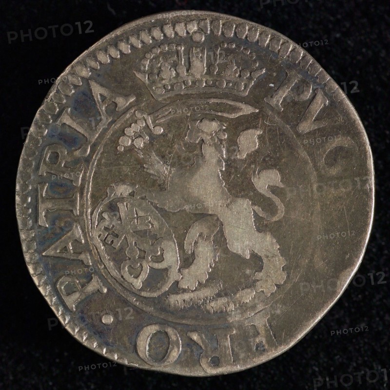 Medal, Leiden, penning footage silver, two crossed rifles, omschrift SCHUTTERSPENNING 1662 in the field: LEY - DEN
