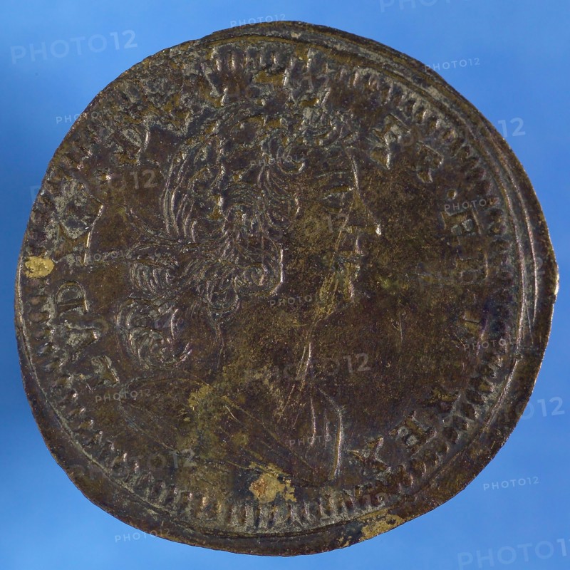 Medal from the time of Louis XV, jeton utility medal medal exchange copper, bust Louis XV to the right legend: LUD.XV.D.G.FR.-ET