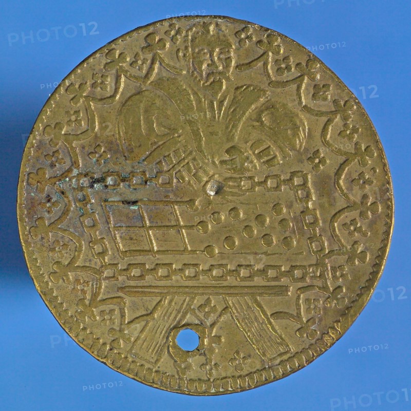 Nuremberg play medal, play medal utility medal medal exchange copper, man at the back of the game table