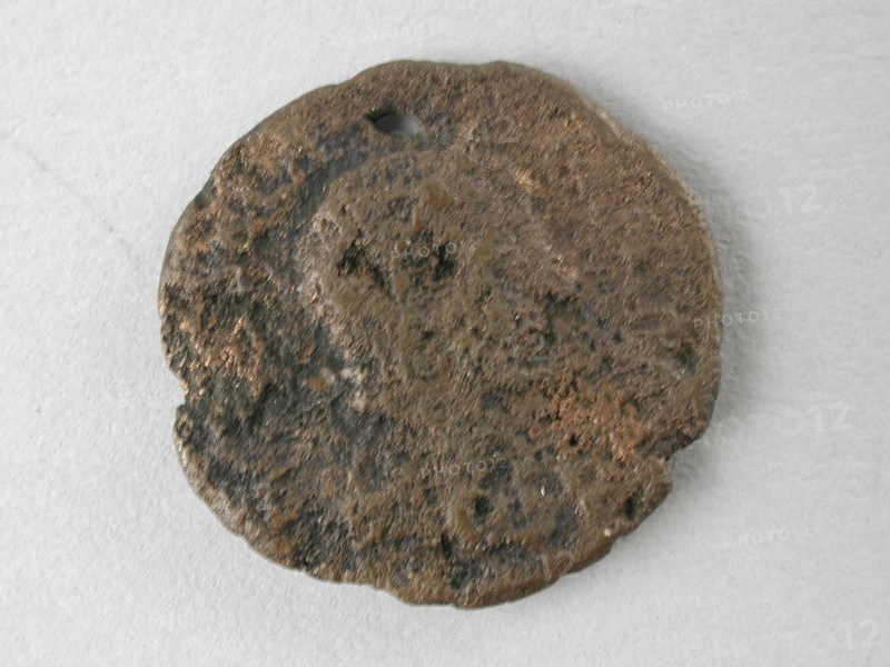 Denarius, possibly from Julia Mammaea Regent, 222-235, denarius coin money swap soil find bronze metal, minted Roman coin