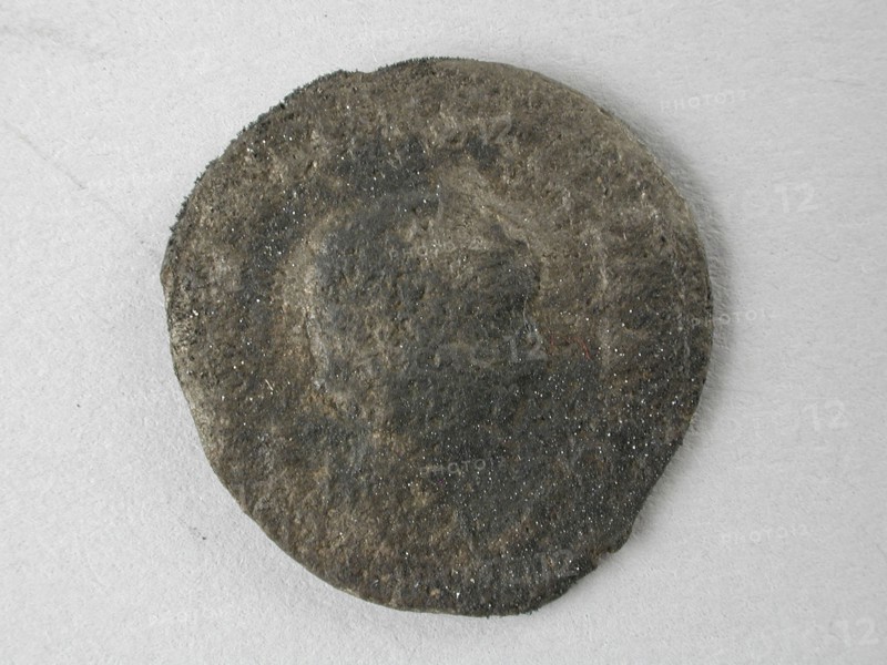 Antonian, beaten by Herennia Etrusculla, 249-251, antonianus coin money swap soil find silver? bronze? metal, beaten silvered