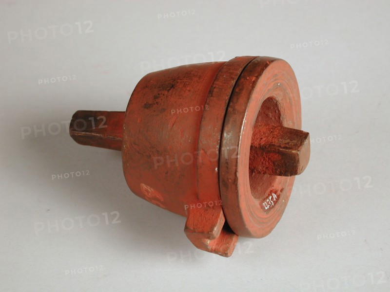 Two-piece bronze mold for salt shaker, cast molding tool tools base metal bronze, cast cast Two-part bronze mold for casting