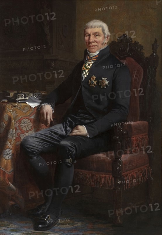 Jacob Spoel, Portrait of Anthonie van Hoboken (1756-1850), portrait painting imagery linen oil painting, Standing rectangular
