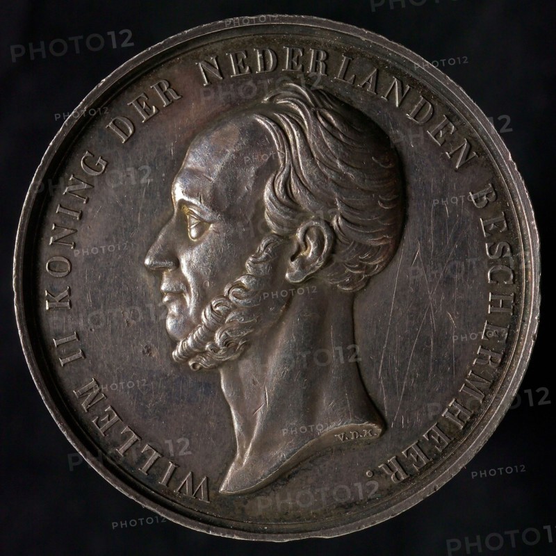 's Rijks Munt, Price medal in honor of King William II as patron of the Royal Dutch Yacht Club, price medal penning footage