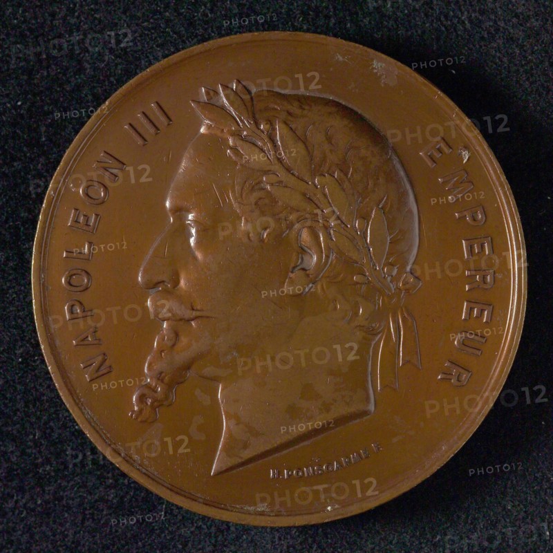 H. Ponscarine, Medal at the World Exhibition in Paris in 1867 under the name J.H. Henkes, reward medal penny visual material