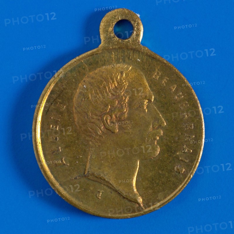 Medal Eugene Beauharnais, on the occasion of the opening of the boulevard named after him, bearer penny identification bearer