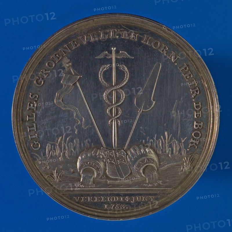 Medal at the golden wedding of Gilles Groenevelt (Rotterdam 1730 - Elsenburg 1805) and Kornelia Petronella de Bok, Rotterdam