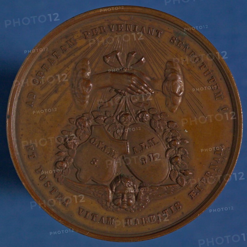 J.P.M. Menger, Medal at the silver wedding feast of H.R.W. De Bruijn (wine buyer in Rotterdam) and C.J.M. Serruijs on August 15