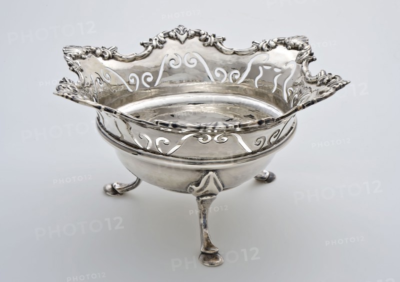 Silversmith: Douwe Eysma, Silver pipe bowl, smoking chamber stove smokeware silver, smoke lighting