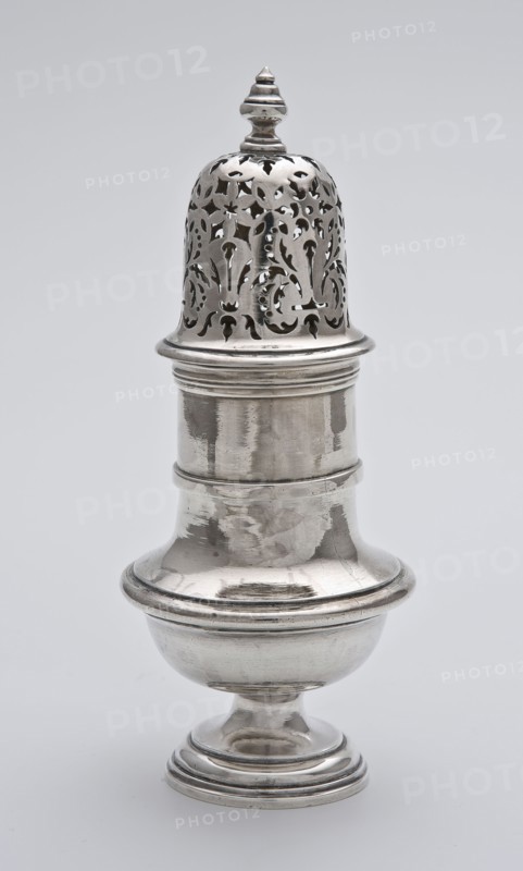 Silversmith: Johannes Londerseel, Silver spices spreader, Sprinkle crockery holder silver, serve sprinkle