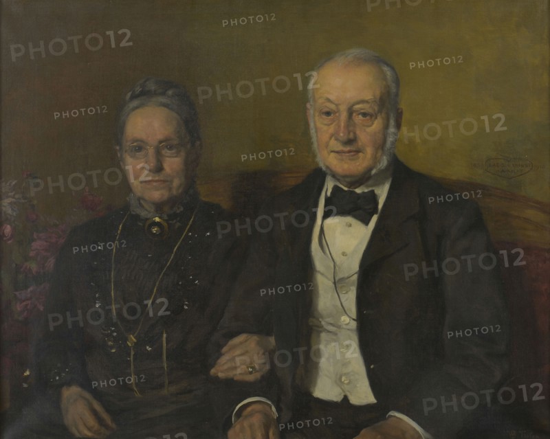 Willem Bastiaan Tholen, Double portrait Ludwig August Eberhardt Suermondt (1834-1925) and Hendrika Adriana Kolff, 1835-1927