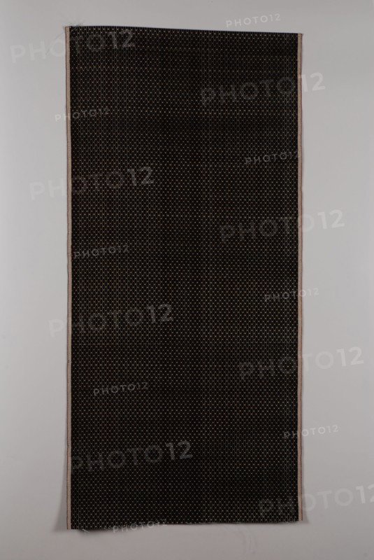 Uncut jacket of aubergine velvet embroidered with floral motifs: embroidered on velvet in five parts