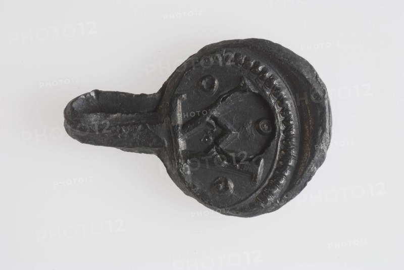 Linen lead with teasel, weapon of Augsburg, cloth seal hallmark ground find lead metal, poured beaten Linen lead