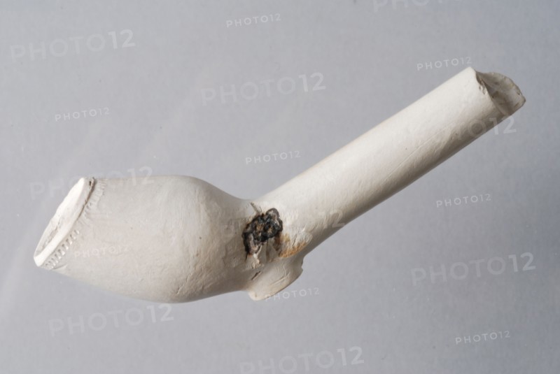 Hendrick Jansz., Clay pipe from the waste from Rotterdam pipe making, clay pipe smoking equipment smoke floor earthenware