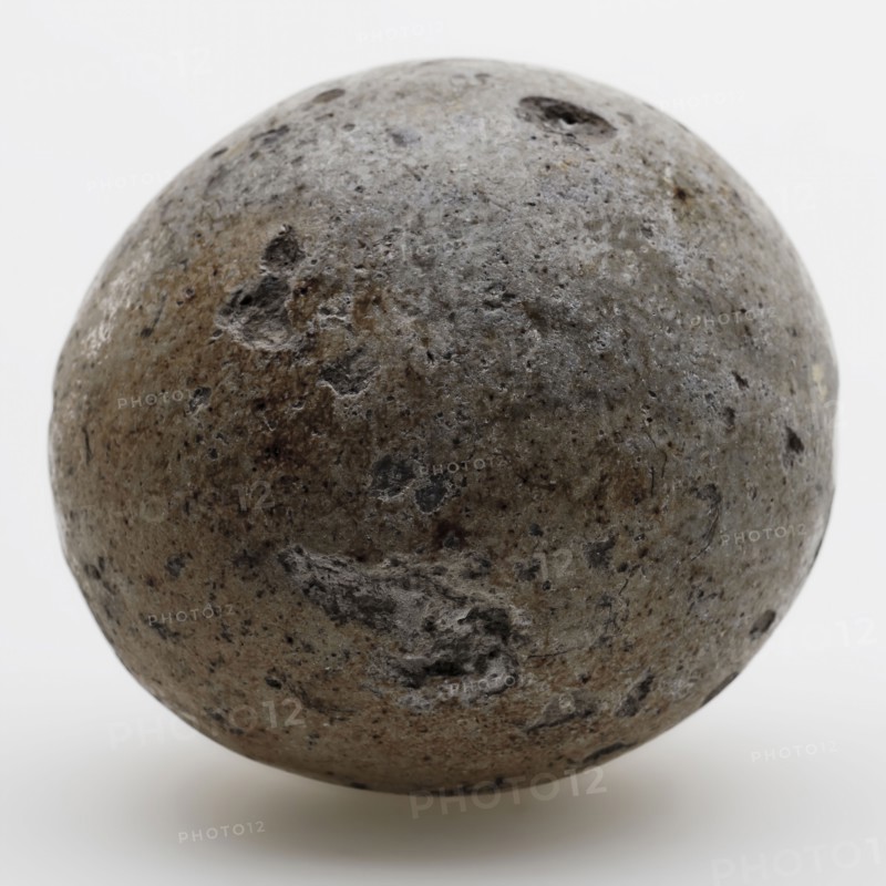 Large stoneware marble with salt glaze, almost round, marble ball? toy relaxant soil find ceramic stoneware glaze salt glaze
