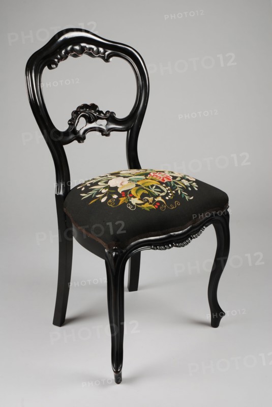 Fa. Johann Diedrich Schmidt & Co. en Cord Heinrich Schmidt, Straight neo-rococo chair, straight-seat chair furniture furniture