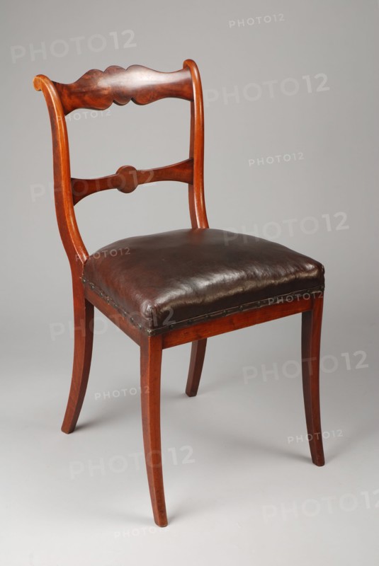 Mahogany Biedermeier chair, chair furniture furniture interior design wood mahogany elm wood textile tarpaulin, veneered