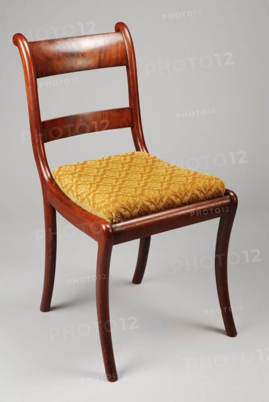 Mahogany Biedermeier chair, chair furniture furniture interior design wood mahogany velvet, Two mahogany Biedermeier chairs