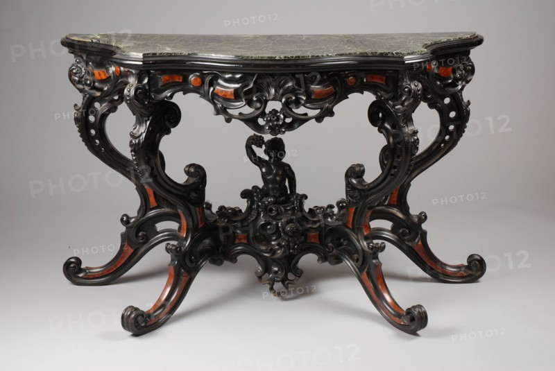 Fa. Johann Diedrich Schmidt & Co. en Cord Heinrich Schmidt, Neo-rococo console table, console table table furniture interior