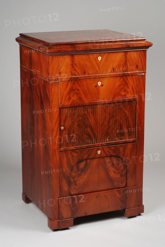 Biedermeier wash cabinet, chest of drawers cupboard cabinet furniture furniture interior design wood oak mahogany leg brass