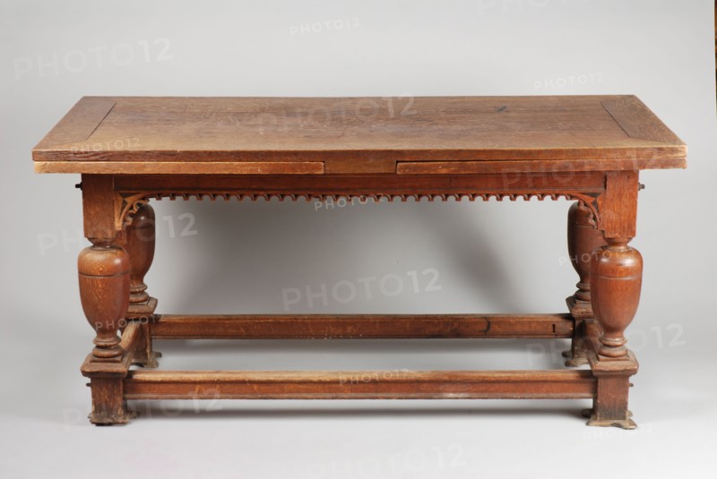 Oak table with sliding blades, table furniture interior design metal iron wood oak wood moors without, lg with blades 315.0 sawn