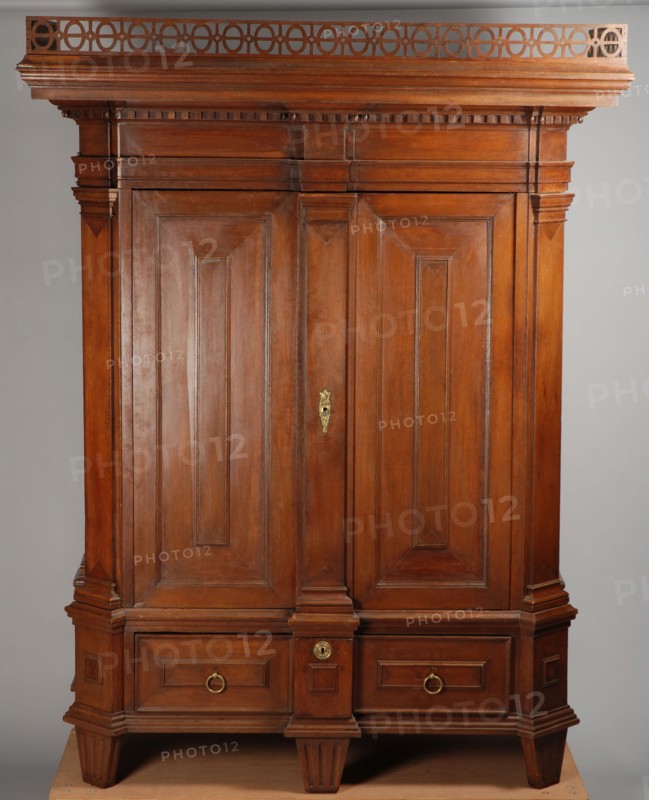 Oak Louis Seize two door cabinet, cabinet cabinet furniture furniture interior design wood oak brass, Oak classicist two-door