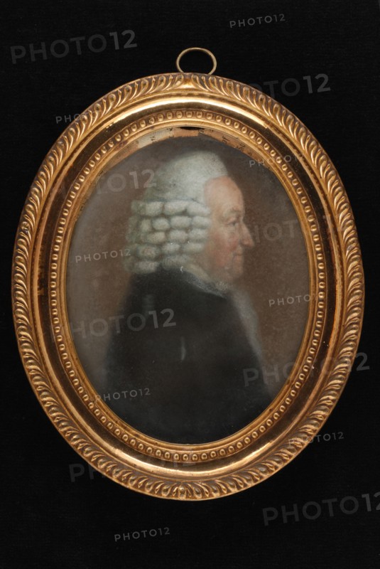 Johannes Anspach, Oval pastel portrait, representing Jean Bichon, Lord of East and West IJsselmonde, died September 20, 1801