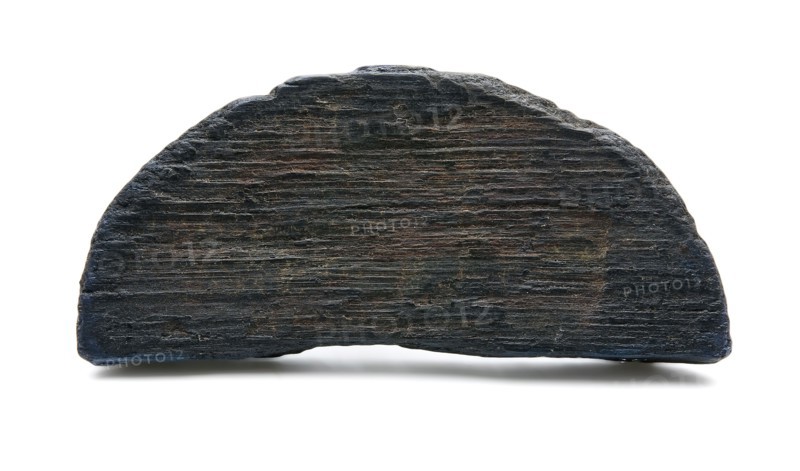 Fragment, half wooden lid of oak, lid closure part holder soil find oak wood timber 13.0 d 1.3 cut sawn planed cut Fragment