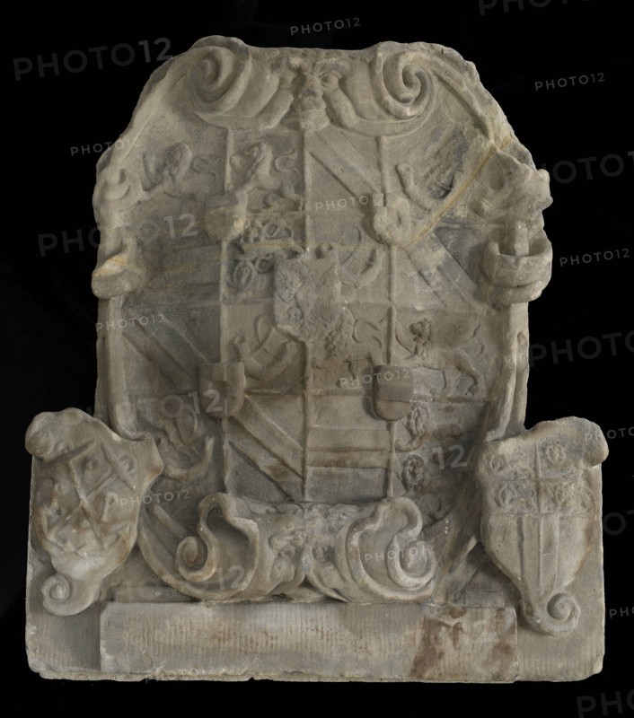 Sandstone facing brick of the ammunition house of the Admiralty, facing stone sculpture sculpture building component sandstone