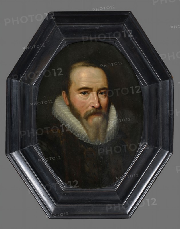 copy after: Michiel Jansz. van, Portrait of Johan van Oldenbarnevelt, portrait painting footage copper oil painting copper