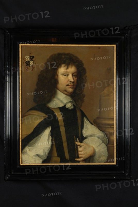surrounding A. Hanneman?, Portrait of Pieter de Groot, portrait painting footage linen oil painting, Standing rectangular