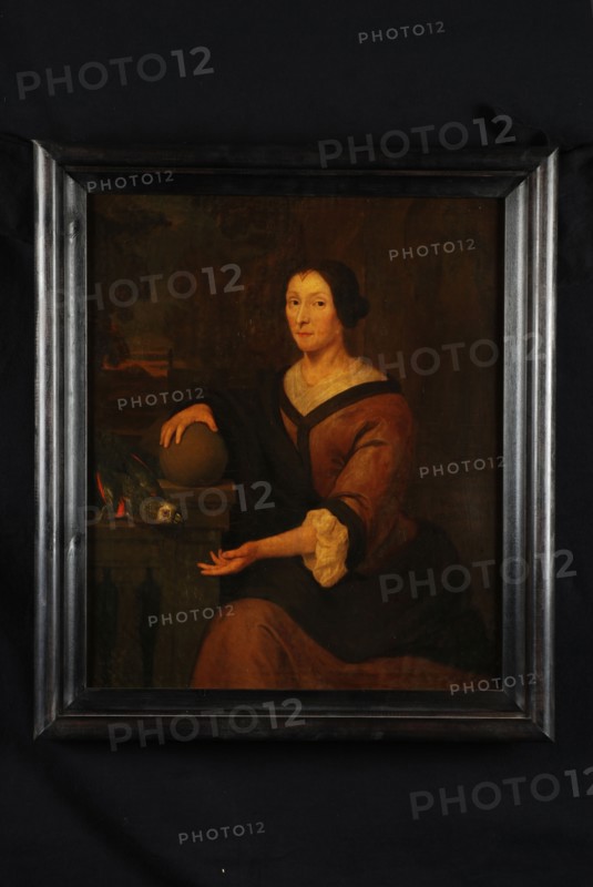 Pieter Veen, Portrait of Geertruyd van der Hey (circa 1640-1720), portrait painting footage linen oil painting, Standing