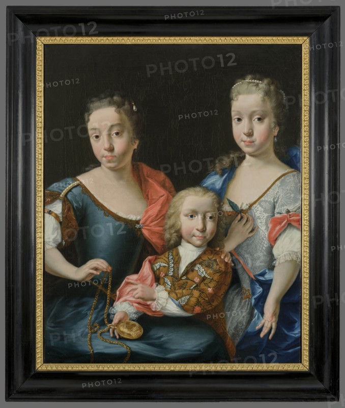 Theodorus Justinus Rheen, Portrait of the grandchildren of Adriaen van der Werff (1659-1722): Margaretha Maria (1719-1784)