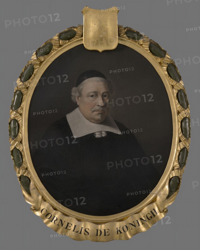 Pieter van der Werff, Portrait of Cornelis de Koninck (ca. 1600-1658), portrait painting visual material linen oil painting