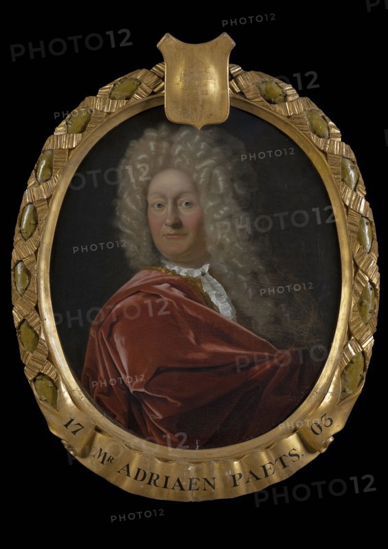 Pieter van der Werff, Portrait of Adriaen Paets II (1657-1712), governor between 1703 and 1712, portrait painting visual