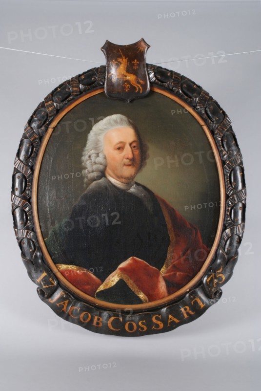 Dionys van Nijmegen, Portrait of Jacob Jansz. Cossart (1713-1780), director of the VOC between 1775 and 1780, portrait painting