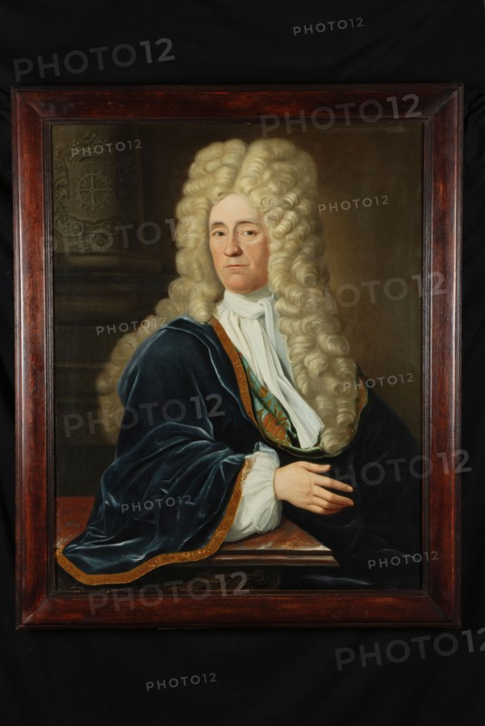 Jan de Meyer II, Portrait of Willem van Hogendorp (circa 1656-1733), portrait painting imagery linen oil painting, Portrait