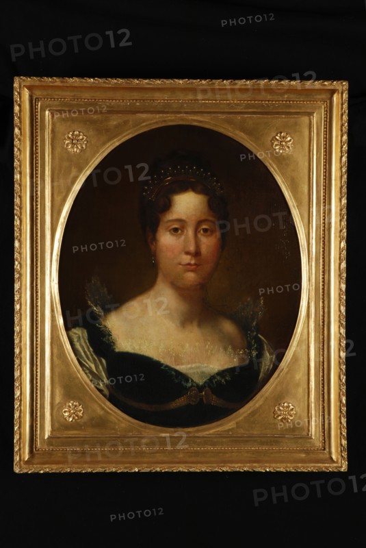 Taco Scheltema I, Portrait of Augusta Eleonora Carolina, Countess von Hohenlohe Langenburg (1775-1813), portrait painting visual
