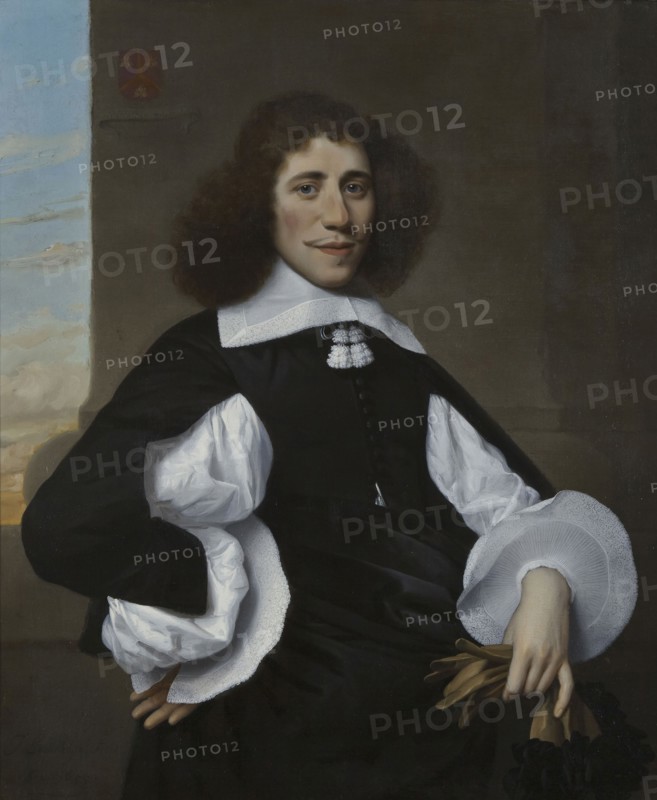Isaack Luttichuys, Portrait of Abraham de Riemer (1628-1683), portrait painting footage linen oil paint, Standing rectangular
