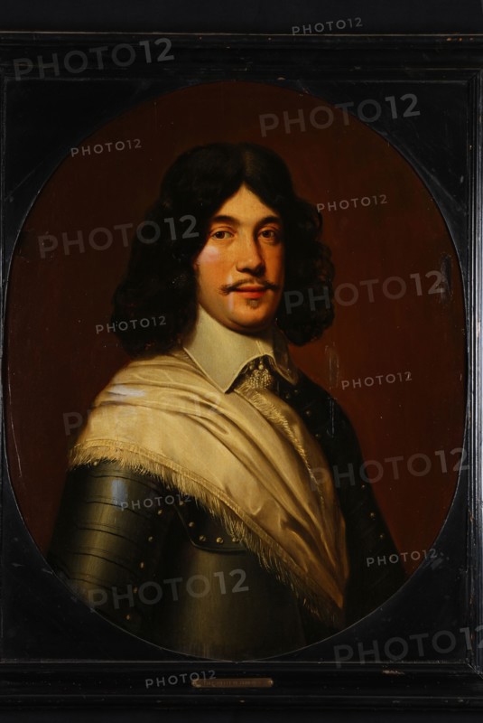 Portrait of probably Charles de Bringues (circa 1630 - after 1676), commander of Zwartsluis, portrait painting visual material