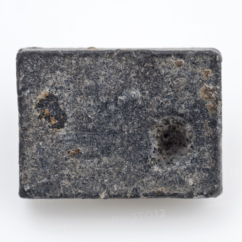 Rectangular slice or disk lead, possible playing stone or playing disc, disc soil find lead metal, gram cast Rectangular flat