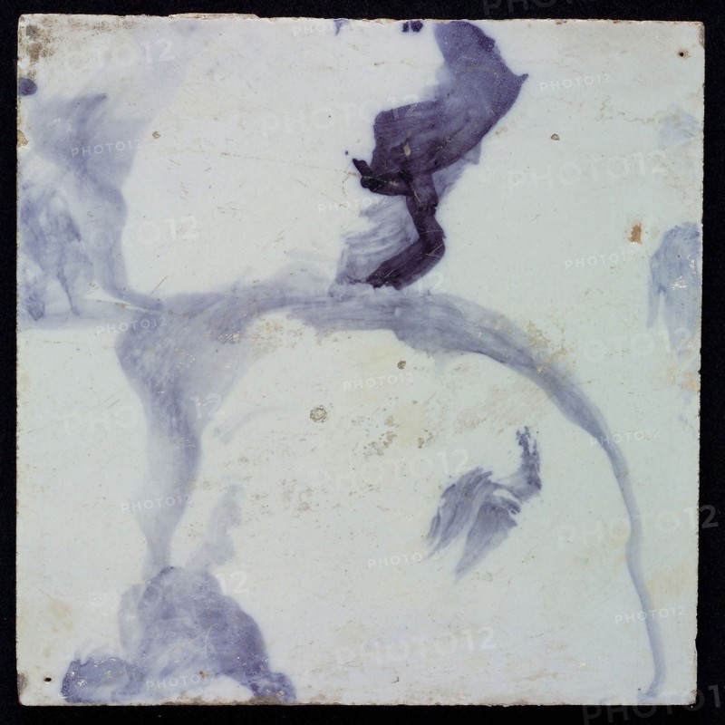 Marbled tile, greasy big spots, edge tile wall tile tile sculpture ceramic earthenware glaze, baked 2x glazed painted light gray