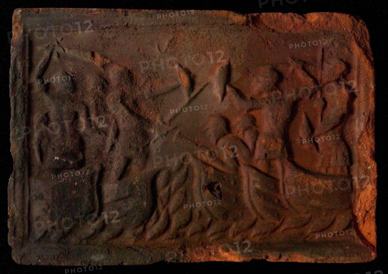 Hearthstone, from Antwerp Belgium, with narrow frame, sea battle, fireplace stone fireplace ceramics brick, fired Hearth